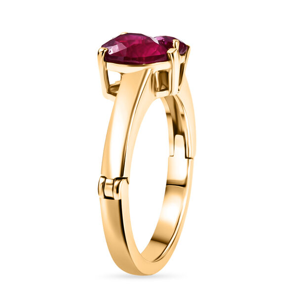 D'Joy afrikanischer Rubin Ring - 2 ct. image number 4