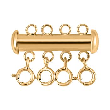 Halskette Verschluss, 925 Silber vergoldet