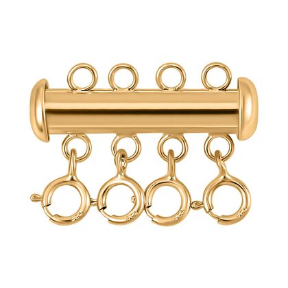 Halskette Verschluss, 925 Silber vergoldet