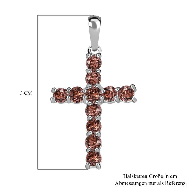 Rosa Kristall-Anh&auml;nger - 0,96 ct. image number 6