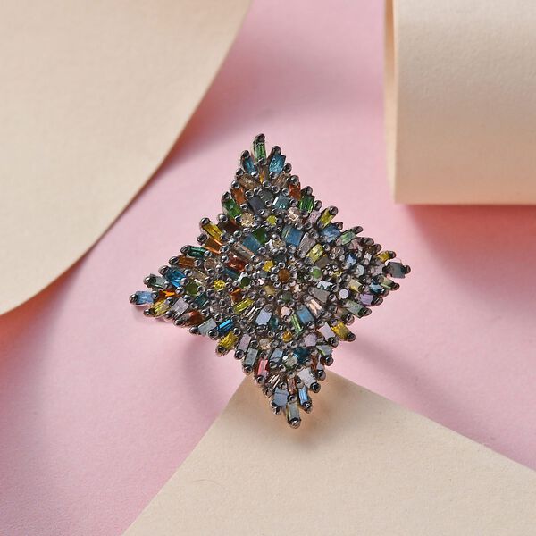 Mehrfarbiger Diamant-Ring - 1 ct. image number 2