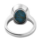 Blaues Türkis Ring  (Größe 19.00) ca. 5,63 ct image number 5