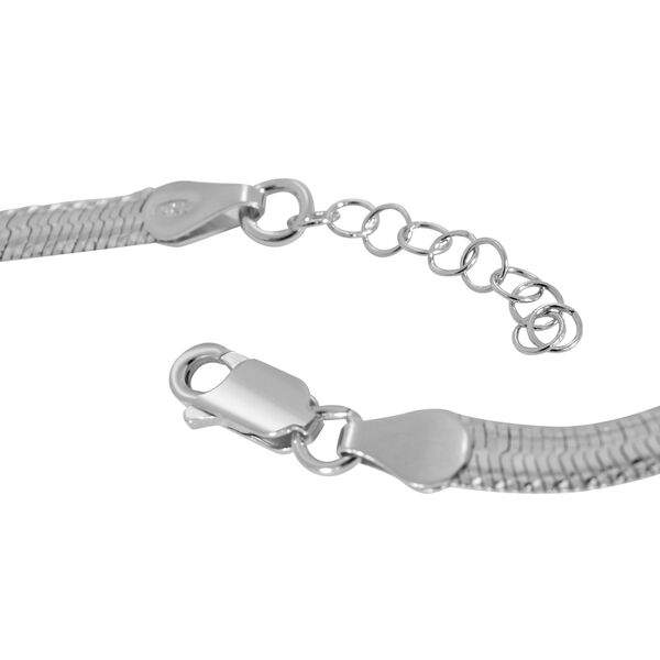 925 Silber rhodiniert Armband ca. 18 cm ca. 4,02g image number 1