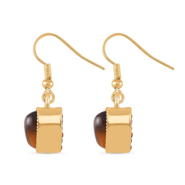 Gelbes Tigerauge und gelbes Kristall 2-Wege-Schmuckset image number 8