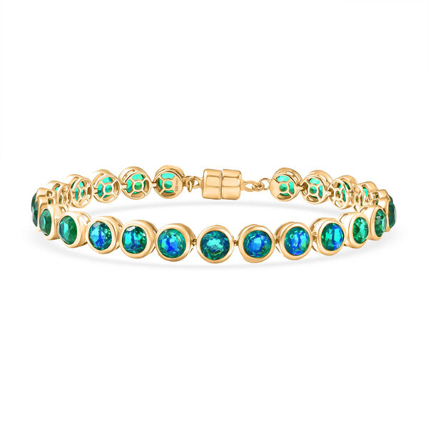 D'Joy Pfau Triplett Quarz 20cm Armband - 22,70 ct.