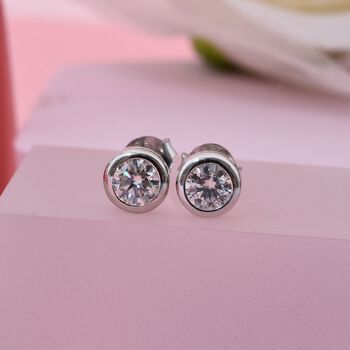 Moissanit Ohrringe - 0,46 ct.