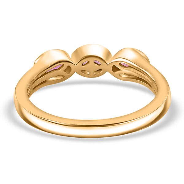 Labor roter Beryll und Diamant-Ring - 0,52 ct. image number 6