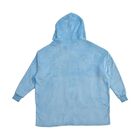 Flauschiger Flanell Hoodie mit großer Tasche, 96x89cm, blau image number 5