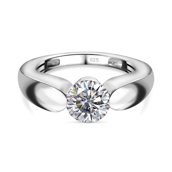 Moissanit Ring - 1,21 ct.