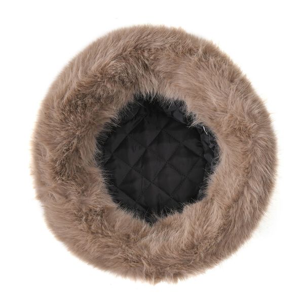 Hut aus Kunstfell, Grau image number 2