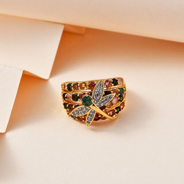 GP Italian Garden Kollektion - AA Mehrfarbiger-Turmalin Ring, ca. 3.22 ct image number 2