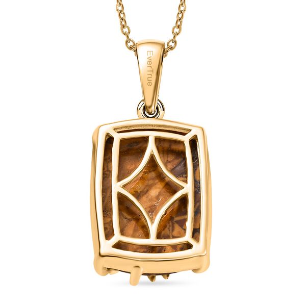 EverTrue Skript Stein Anhänger mit 45cm Kette - 11,50 ct. image number 5