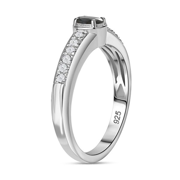 Alexandrit und Zirkon Ring - 0,49 ct. image number 5