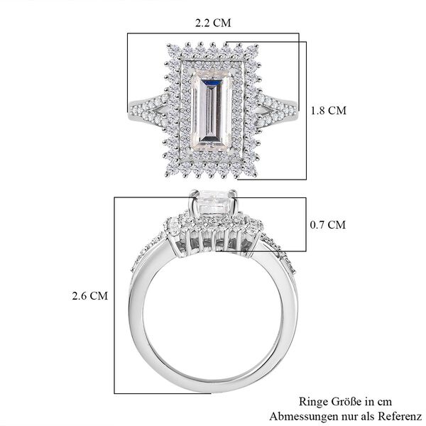 Moissanit Ring - 2,98 ct. image number 5