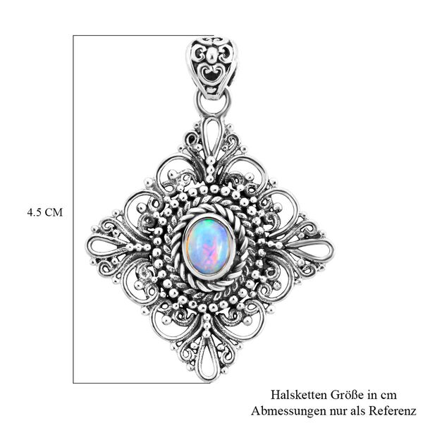 Royal Bali Kollektion - nat&uuml;rlicher, &auml;thiopischer Opal-Anh&auml;nger - 0,75 ct. image number 6