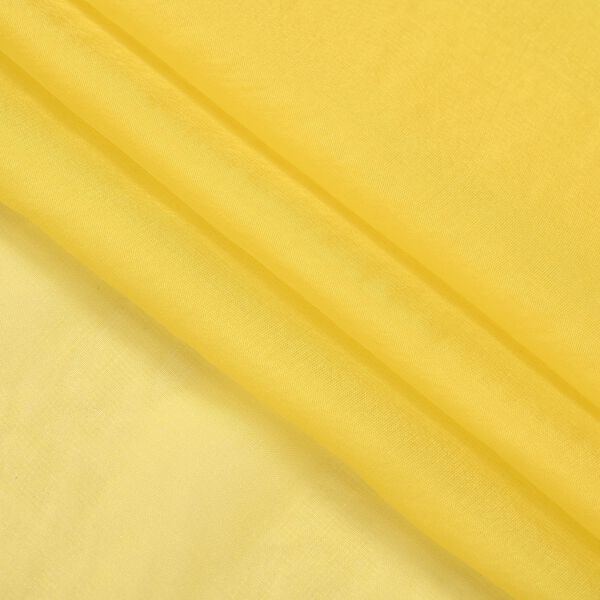 LA MAREY - 100% Maulbeeren-Seidenschal, Chiffon, 110x180 cm, Gelb image number 4