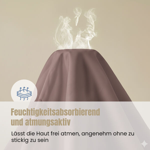 Serenity Night 100% Maulbeerseide Seidendecke mit 350gsm Seidenf&uuml;llung, 135x200cm, Lavendel image number 6