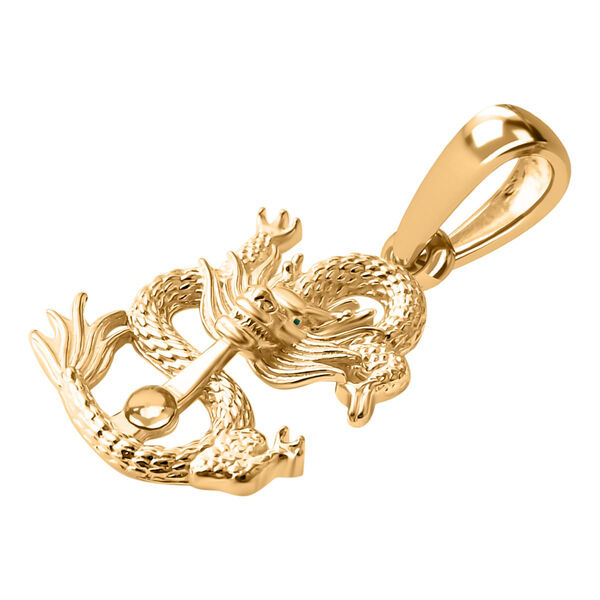 Royal Bali Kollektion - Drachen Anhänger in 375 Gold image number 3