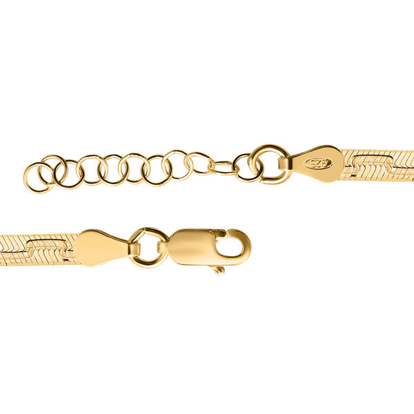 Strukturiertes Fischgr&auml;ten-Armband, 18cm image number 2