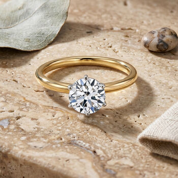 LUXURIANT DIAMOND - Lab Grown Diamant VS-EF Ring 585 Gold (Gr&ouml;&szlig;e 17.00) ca. 1,00 ct