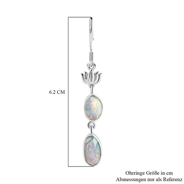Nat&uuml;rliche, &auml;thiopische Welo Opal Ohrringe - 2,62 ct. image number 7