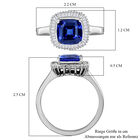 RHAPSODY AAAA Tansanit und Diamant-Ring, VS E-F, 950 Platin  ca. 3,41 ct image number 6