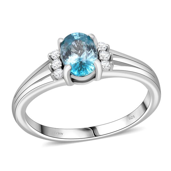D'Joy AA blauer und wei&szlig;er Zirkon Ring - 1,38 ct. image number 3