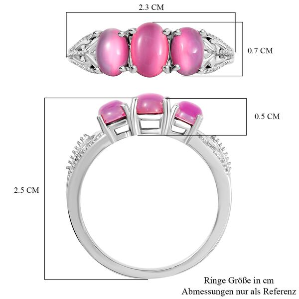 Ring 925 Silber rhodiniert (Gr&ouml;&szlig;e 19.00) ca. 1,96 ct image number 7