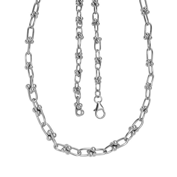 Halskette mit abgestuften Gliedern, 925 Silber image number 5