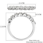 Diamant Ring 925 Silber platiniert  ca. 0,20 ct image number 6