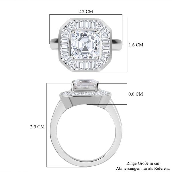 Moissanit Ring, ca. 3,51 ct image number 8