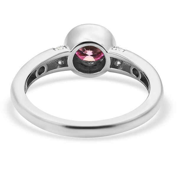 Rosa Moissanit Ring 925 Silber rhodiniert  ca. 0,88 ct image number 6