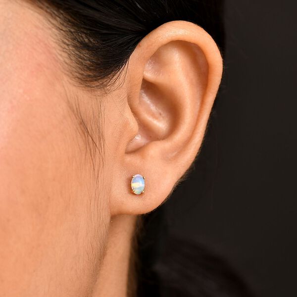 AA Nat&uuml;rliche, &auml;thiopische Welo Opal Ohrringe - 0,66 ct. image number 3