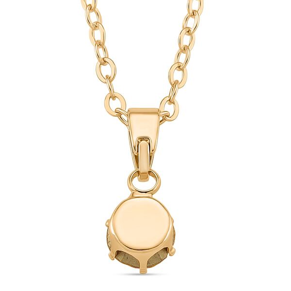 Gelbe Muschelkernperle (8-12 mm), Gelber Kristall Schmuckset 316L Edelstahl, Nickelfreies Messing image number 4