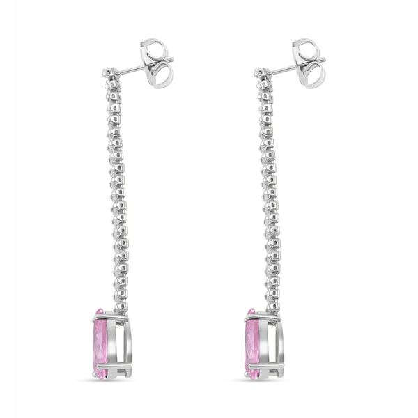 Rosa Zirkonia Schmuckset Messing image number 8