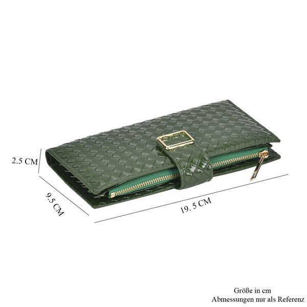 PU-Leder Brieftasche mit RFID-Schutz, dunkelgrün image number 7