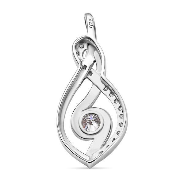 Moissanit Anhänger, ca. 0.60 ct. image number 4