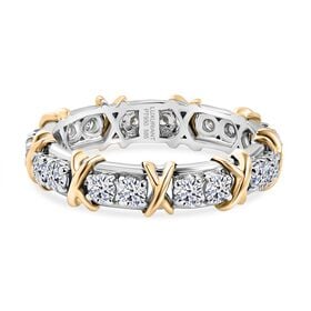 Lab Grown Diamant Ring 950 Platin (Größe 18.00) ca. 1.00 ct