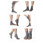 4er-Set Kupfer Socken, Größe L/XL, Länge 30 cm, Blaugrün, Blau, Dunkelgrau, Braun image number 1