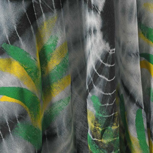 Tie Dye Kleid, Einheitsgr&ouml;&szlig;e, Blumenmuster image number 5