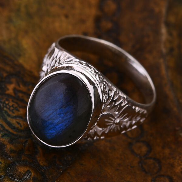 Royal Bali Kollektion- Labradorit Ring - 8,90 ct. image number 2