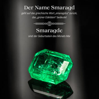 Kagem sambischer Smaragd und Zirkon-Ring - 1,52 ct.