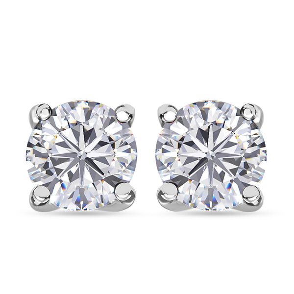 Funkelnde K&ouml;nigin- Moissanit Schmuckset, 925 Silber platiniert  - 1,77 ct. image number 9