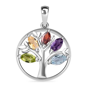 Multi-Edelstein-Anh&auml;nger - 0,79 ct.