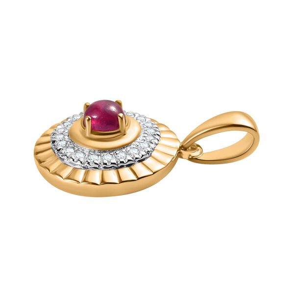 AA Afrikanischer Rubin Anh&auml;nger, ca. 0.62 ct image number 4