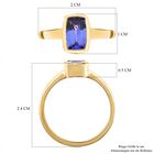 Premium Tansanit Ring, 585 Gold (Größe 19.00) ca. 1,23 ct image number 6