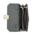 100% Echtleder Clutch mit RFID Schutz, Blau image number 5