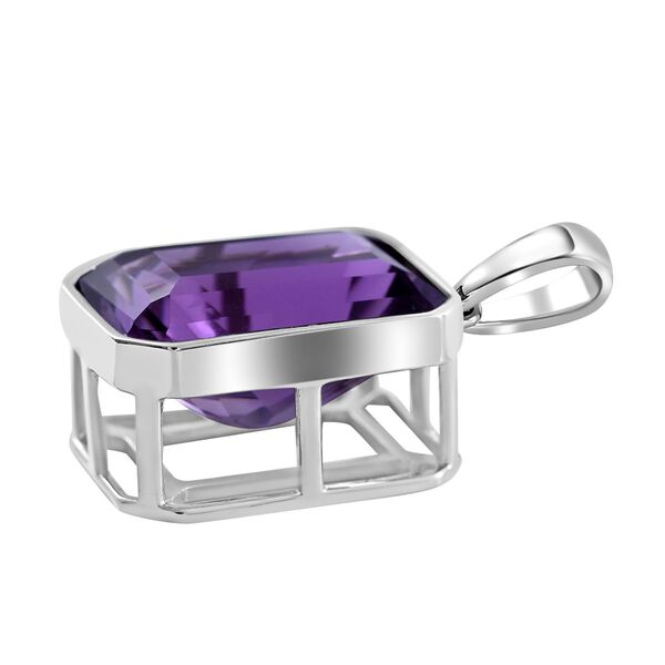 Afrikanischer Amethyst-Anhänger mit Kette - 15,76 ct. image number 2