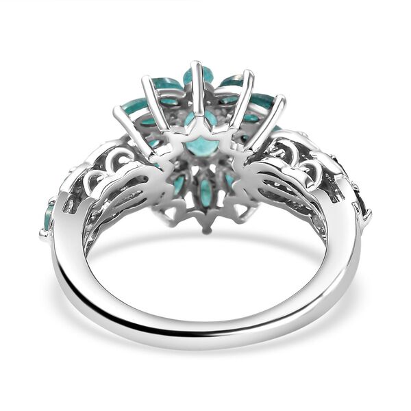 Grandidierit-Ring, 925 Silber platiniert  ca. 1,84 ct image number 6