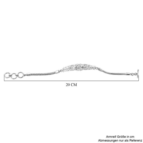 Royal Bali Kollektion - Silber Armband, 20cm image number 5